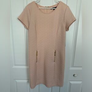 NWT Sharangano dusty rose shift dress